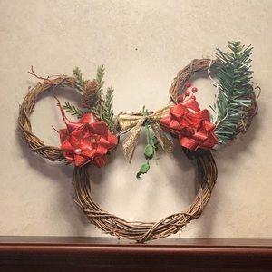 Made-to-Order Mickey-Shaped Holiday Wreaths